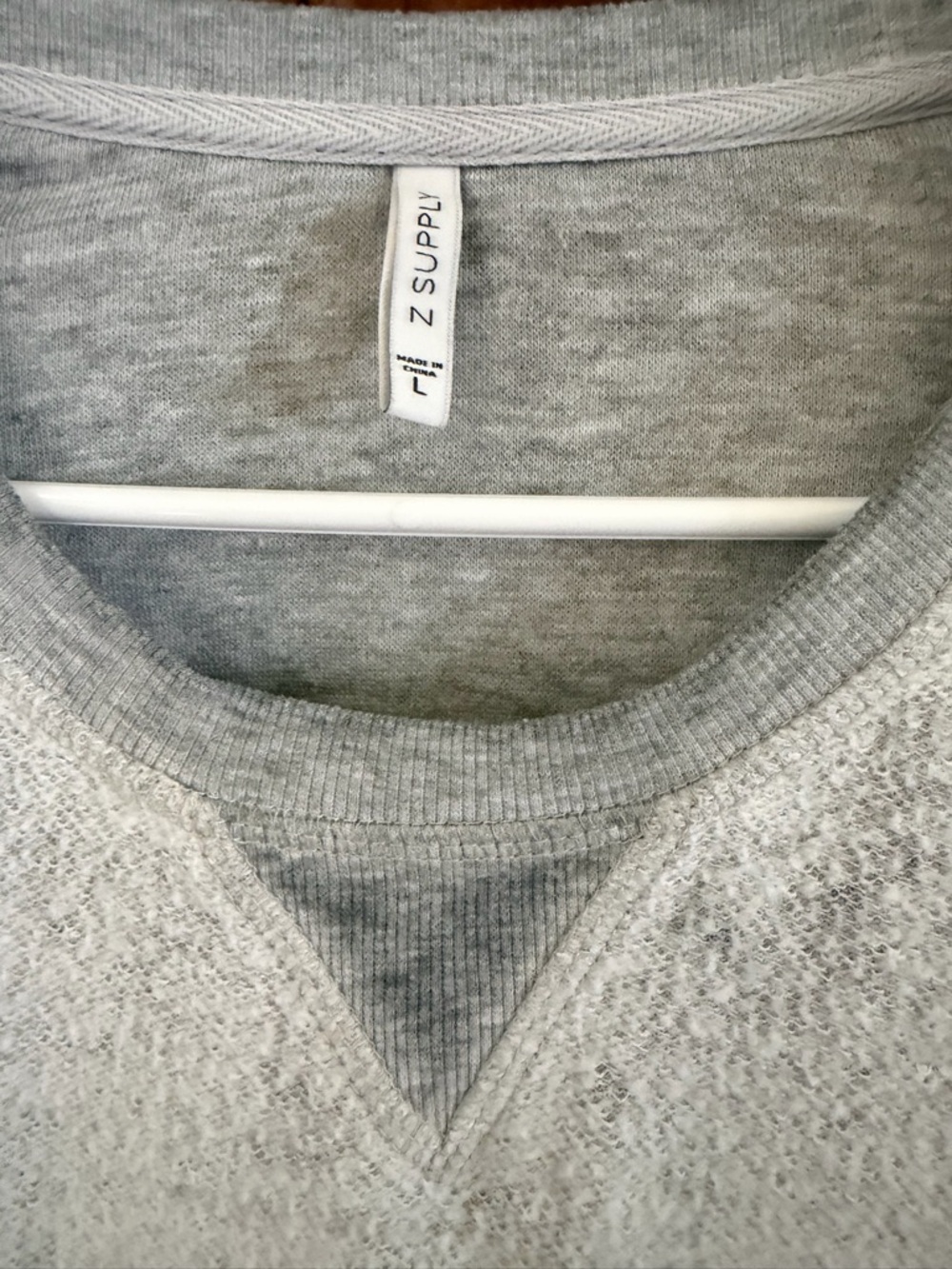 Z Supply Heather Gray Crewneck Pullover
